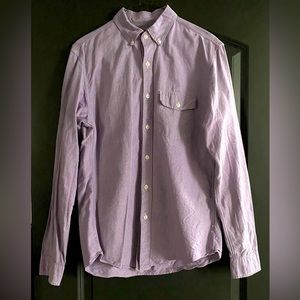 JCrew | Long Sleeve Button Up Shirt | Purple | Slim Fit Medium